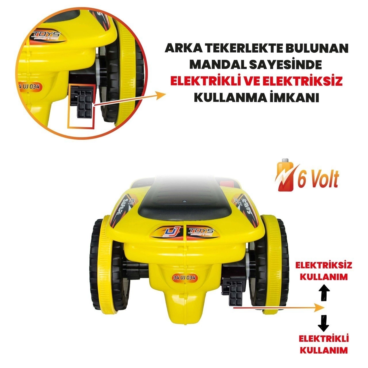 VaVbaby%20Crazy%20Cross%20Akülü%20Motor%20ATV%206v%20Sarı